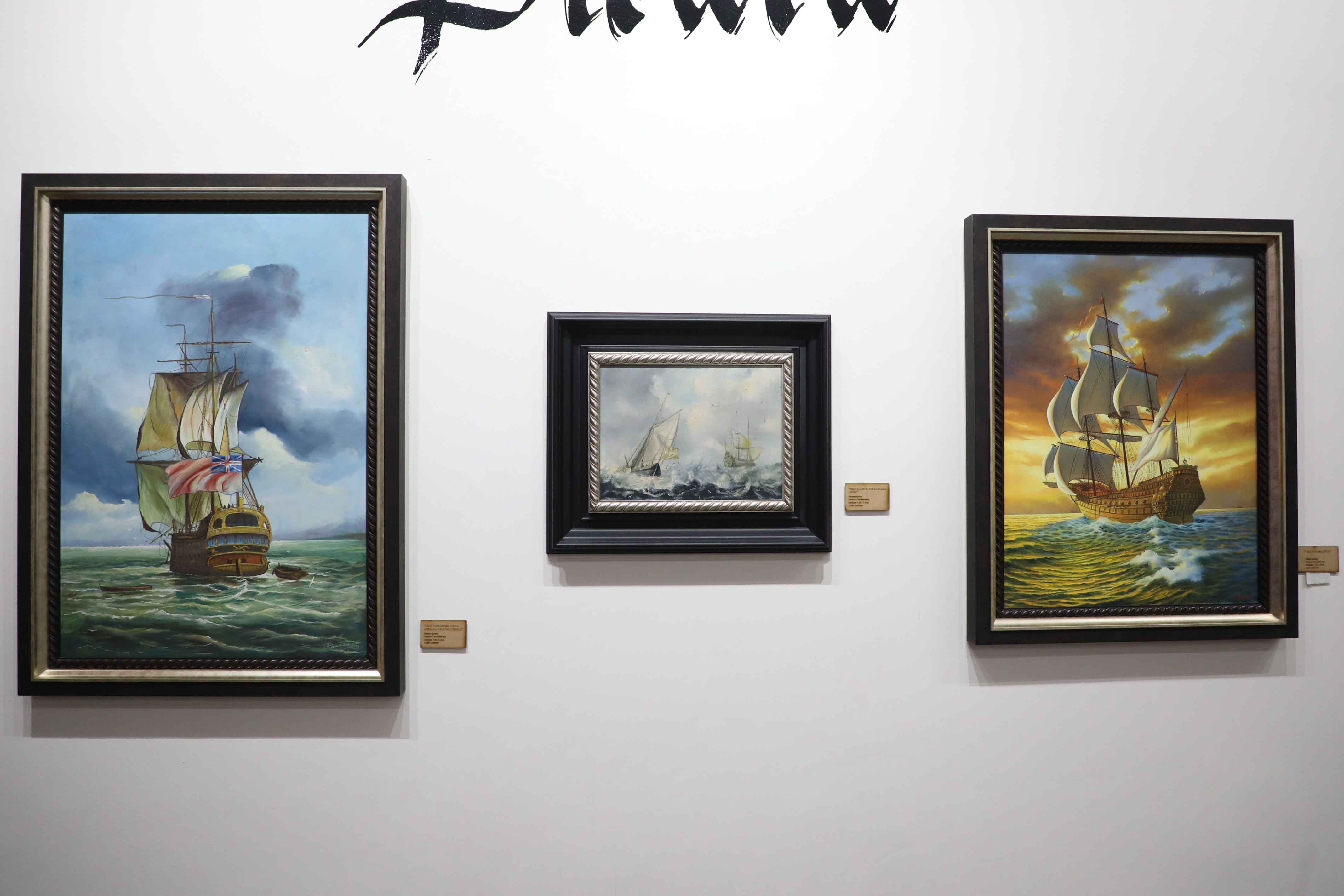 Pinturas al óleo del ataque de Lorencillo