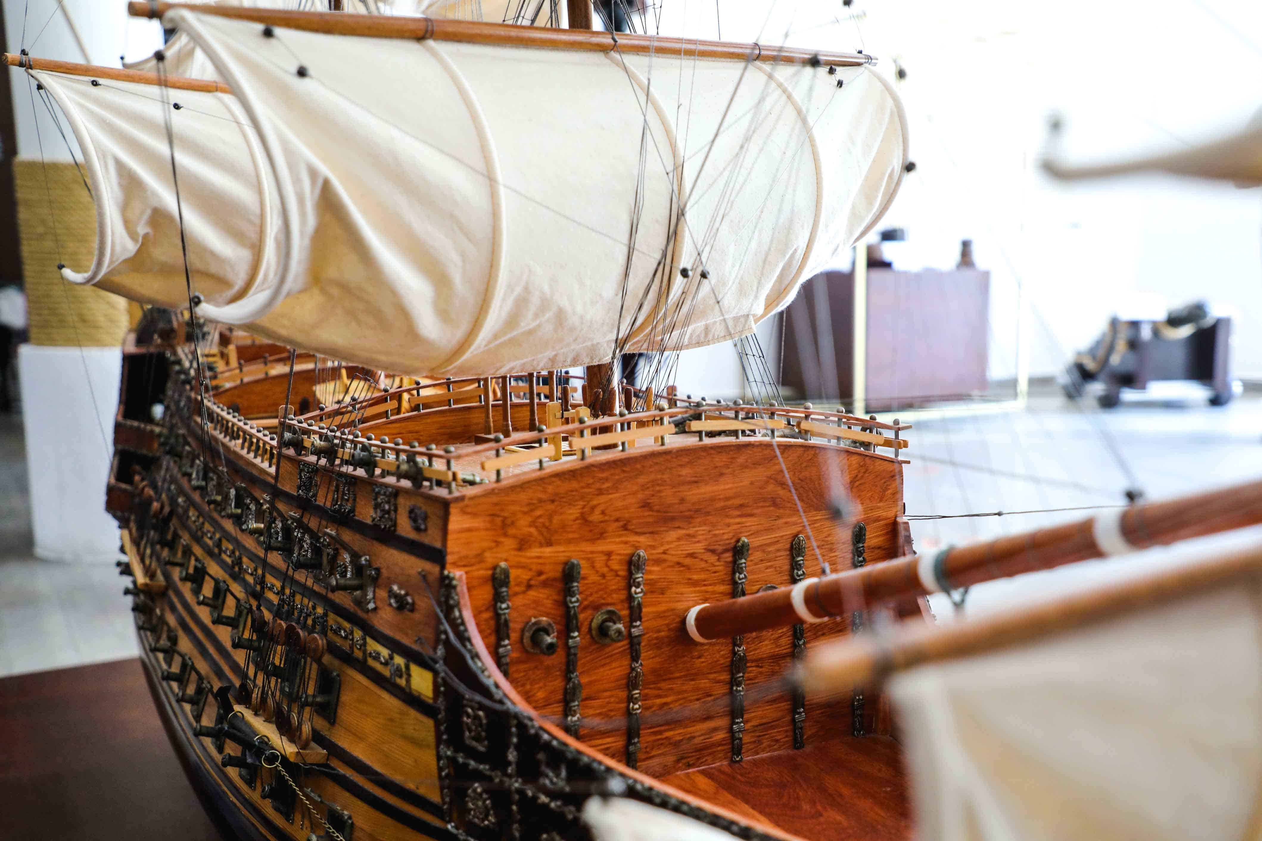 Galeones piratas en exhibición