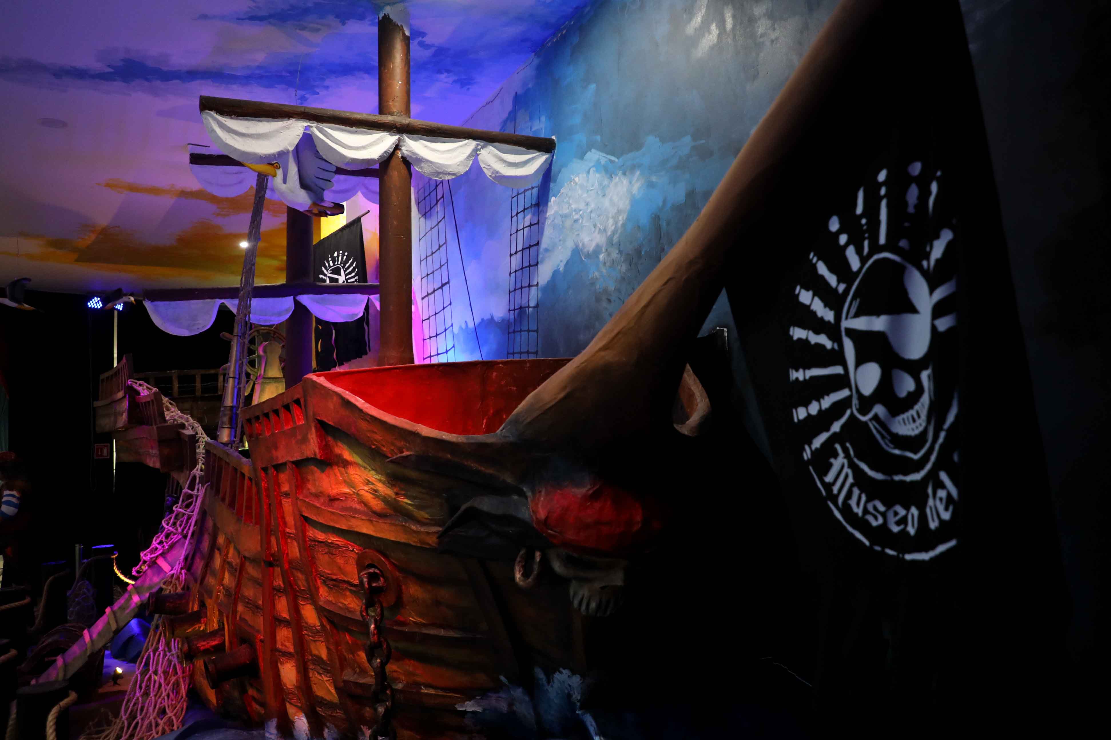 Exhibición del Museo del Pirata